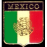 MEXICO FLAG PIN SHIELD PIN